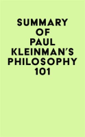 Summary_of_Paul_Kleinman_s_Philosophy_101