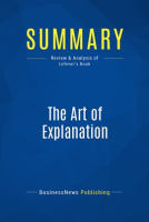 Summary__The_Art_of_Explanation