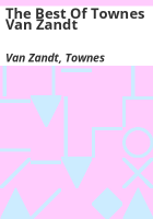 The_best_of_Townes_Van_Zandt